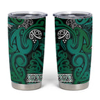 Aotearoa Iwi Ngai Tahu Tumbler Cup Maori Wharenui House Tribal Pattern