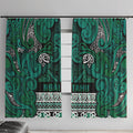 Aotearoa Iwi Ngai Tahu Window Curtain Maori Wharenui House Tribal Pattern