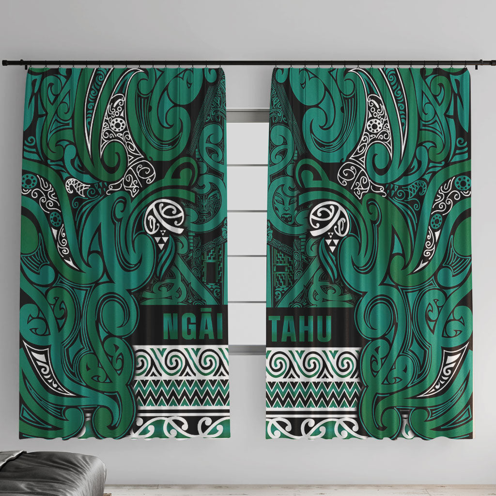 Aotearoa Iwi Ngai Tahu Window Curtain Maori Wharenui House Tribal Pattern