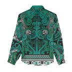 Aotearoa Iwi Ngai Tahu Women Casual Shirt Maori Wharenui House Tribal Pattern