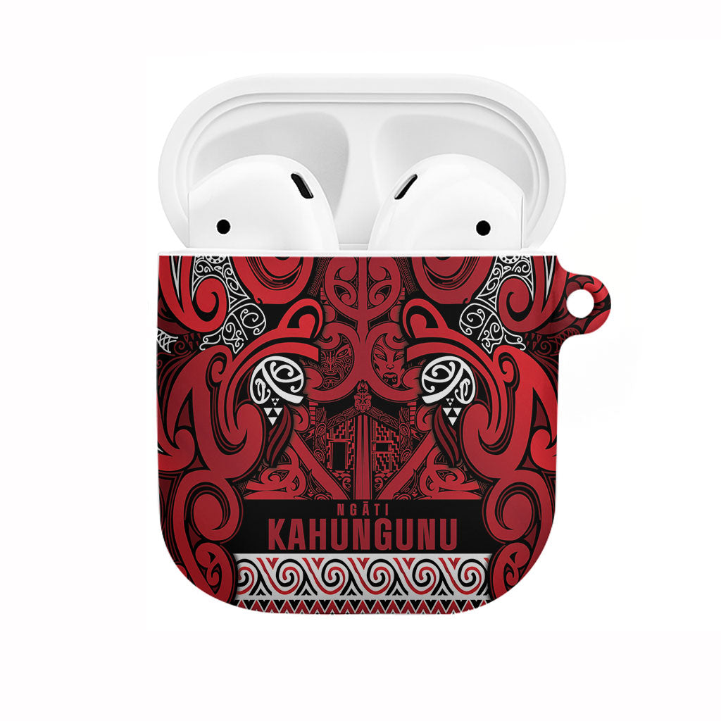 Aotearoa Iwi Ngati Kahungunu AirPods Case Maori Wharenui House Tribal Pattern