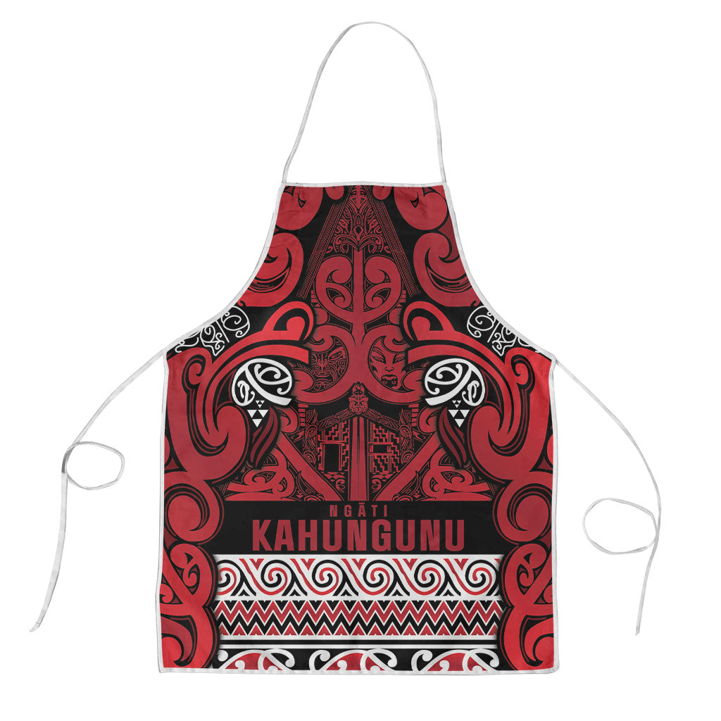 Aotearoa Iwi Ngati Kahungunu Apron Maori Wharenui House Tribal Pattern