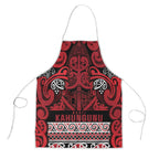 Aotearoa Iwi Ngati Kahungunu Apron Maori Wharenui House Tribal Pattern