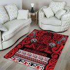 Aotearoa Iwi Ngati Kahungunu Area Rug Maori Wharenui House Tribal Pattern