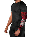 Aotearoa Iwi Ngati Kahungunu Arm Sleeves Maori Wharenui House Tribal Pattern