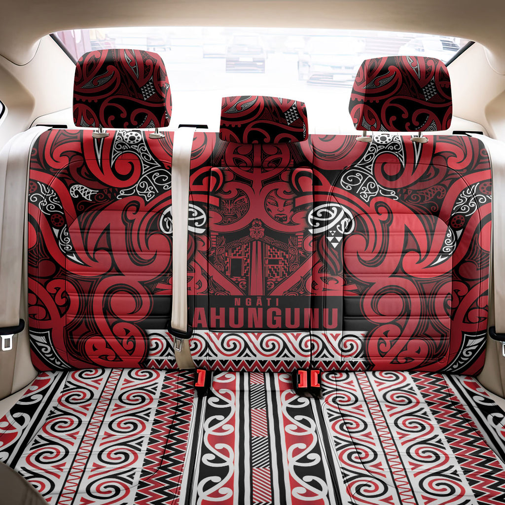 Aotearoa Iwi Ngati Kahungunu Back Car Seat Cover Maori Wharenui House Tribal Pattern
