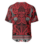 Aotearoa Iwi Ngati Kahungunu Baseball Jersey Maori Wharenui House Tribal Pattern