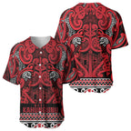 Aotearoa Iwi Ngati Kahungunu Baseball Jersey Maori Wharenui House Tribal Pattern