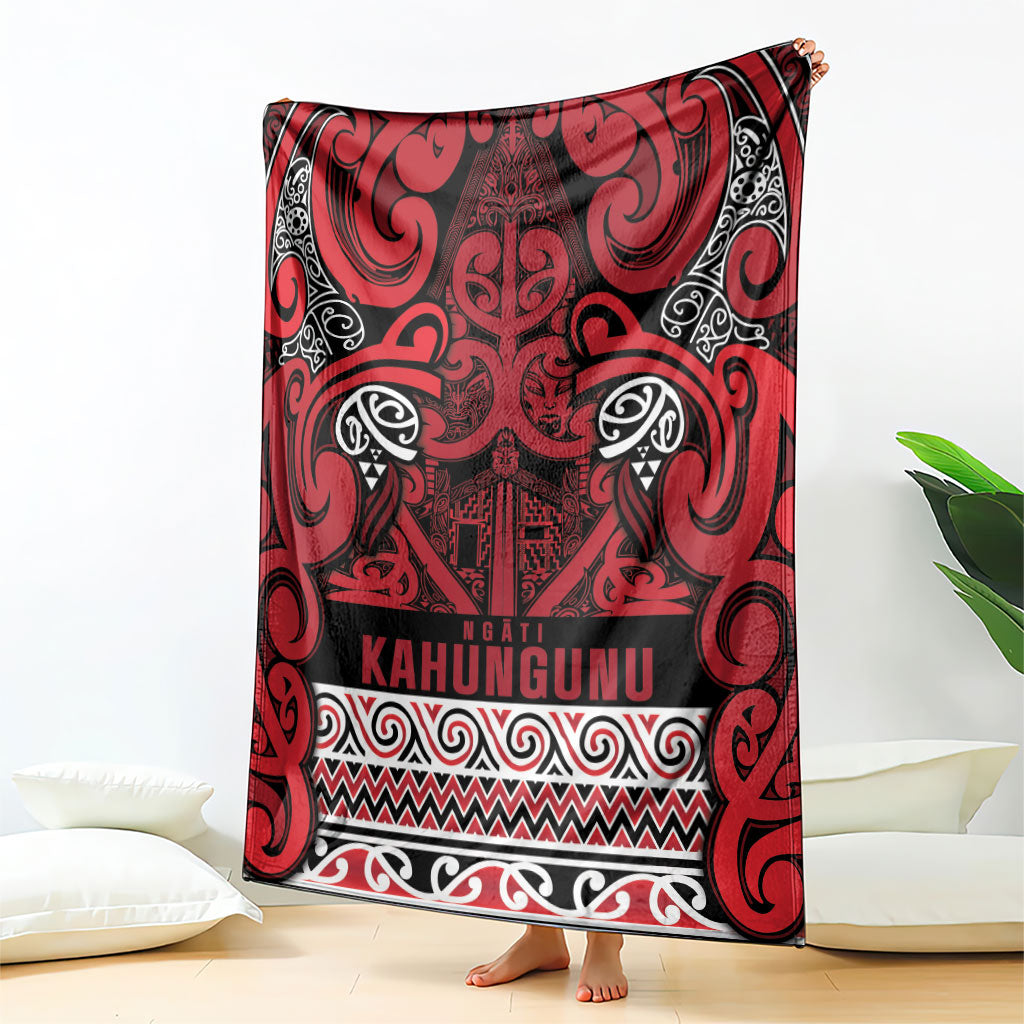 Aotearoa Iwi Ngati Kahungunu Blanket Maori Wharenui House Tribal Pattern