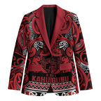 Aotearoa Iwi Ngati Kahungunu Blazer Maori Wharenui House Tribal Pattern