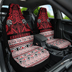 Aotearoa Iwi Ngati Kahungunu Car Seat Cover Maori Wharenui House Tribal Pattern