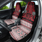 Aotearoa Iwi Ngati Kahungunu Car Seat Cover Maori Wharenui House Tribal Pattern