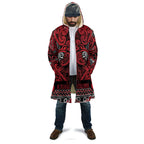 Aotearoa Iwi Ngati Kahungunu Cloak Maori Wharenui House Tribal Pattern