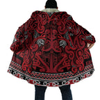 Aotearoa Iwi Ngati Kahungunu Cloak Maori Wharenui House Tribal Pattern