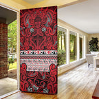 Aotearoa Iwi Ngati Kahungunu Door Cover Maori Wharenui House Tribal Pattern