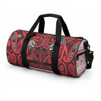 Aotearoa Iwi Ngati Kahungunu Duffle Bag Maori Wharenui House Tribal Pattern