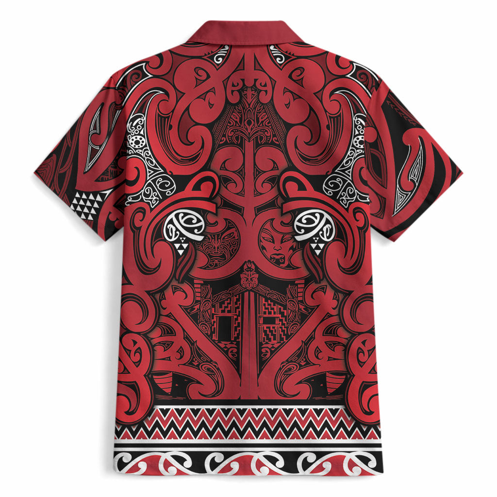 Aotearoa Iwi Ngati Kahungunu Hawaiian Shirt Maori Wharenui House Tribal Pattern