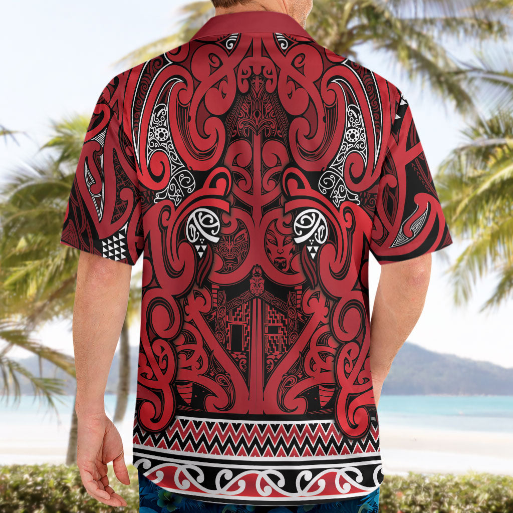 Aotearoa Iwi Ngati Kahungunu Hawaiian Shirt Maori Wharenui House Tribal Pattern