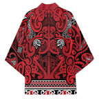 Aotearoa Iwi Ngati Kahungunu Kimono Maori Wharenui House Tribal Pattern