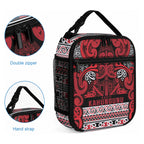 Aotearoa Iwi Ngati Kahungunu Lunch Bag Maori Wharenui House Tribal Pattern