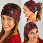 Aotearoa Iwi Ngati Kahungunu Neck Gaiter Maori Wharenui House Tribal Pattern