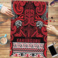 Aotearoa Iwi Ngati Kahungunu Puzzle Maori Wharenui House Tribal Pattern