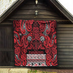 Aotearoa Iwi Ngati Kahungunu Quilt Maori Wharenui House Tribal Pattern
