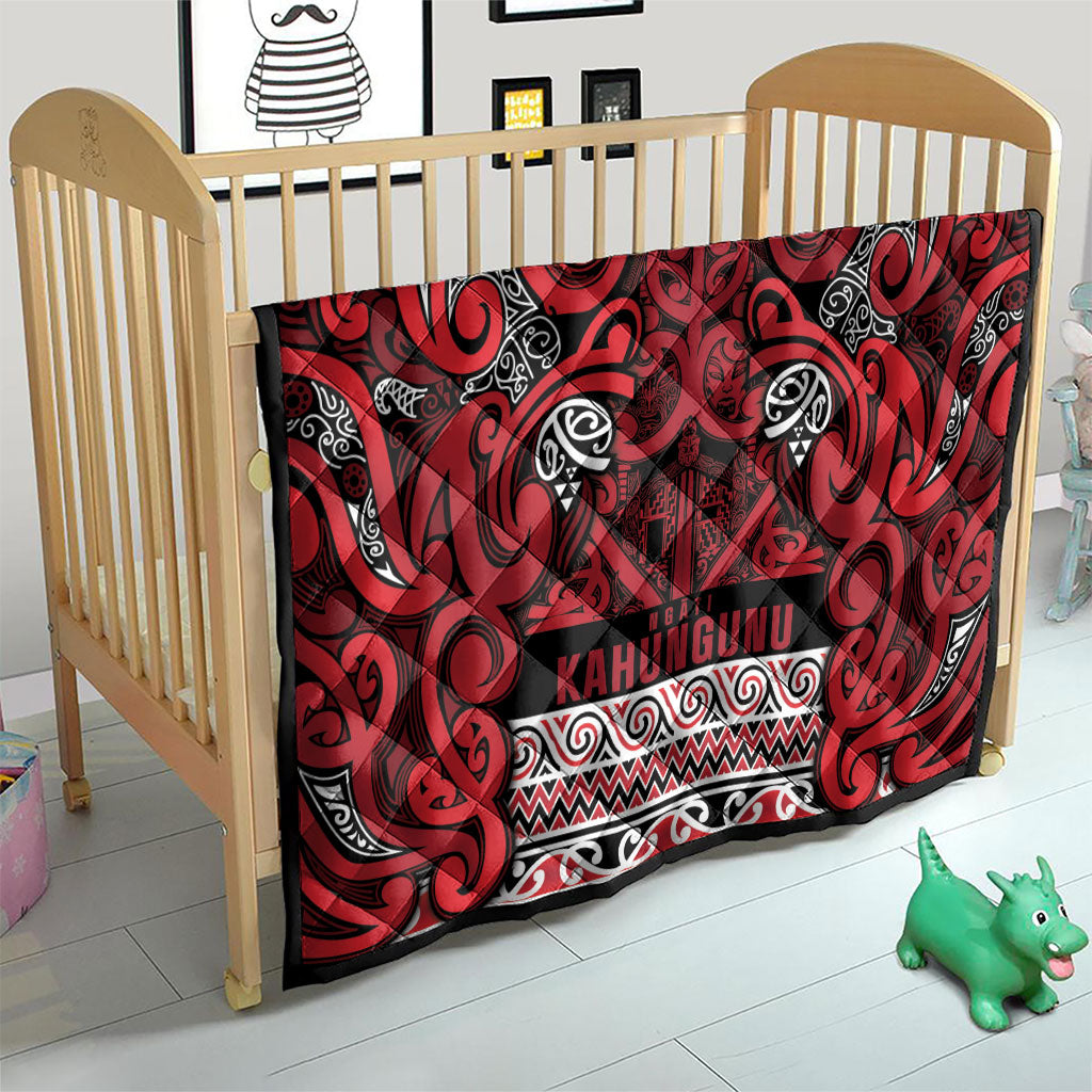 Aotearoa Iwi Ngati Kahungunu Quilt Maori Wharenui House Tribal Pattern