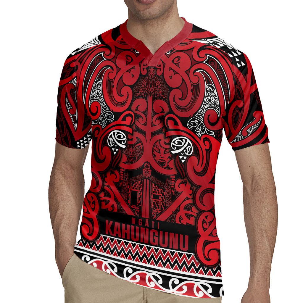 Aotearoa Iwi Ngati Kahungunu Rugby Jersey Maori Wharenui House Tribal Pattern