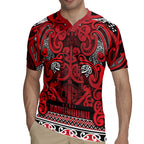 Aotearoa Iwi Ngati Kahungunu Rugby Jersey Maori Wharenui House Tribal Pattern
