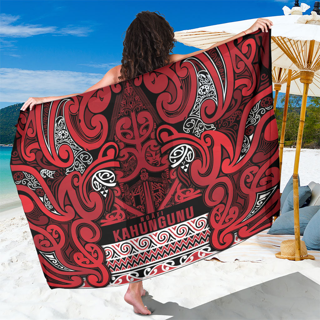 Aotearoa Iwi Ngati Kahungunu Sarong Maori Wharenui House Tribal Pattern