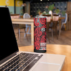 Aotearoa Iwi Ngati Kahungunu Skinny Tumbler Maori Wharenui House Tribal Pattern