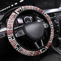 Aotearoa Iwi Ngati Kahungunu Steering Wheel Cover Maori Wharenui House Tribal Pattern
