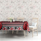 Aotearoa Iwi Ngati Kahungunu Tablecloth Maori Wharenui House Tribal Pattern
