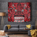 Aotearoa Iwi Ngati Kahungunu Tapestry Maori Wharenui House Tribal Pattern
