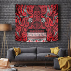 Aotearoa Iwi Ngati Kahungunu Tapestry Maori Wharenui House Tribal Pattern