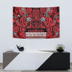 Aotearoa Iwi Ngati Kahungunu Tapestry Maori Wharenui House Tribal Pattern