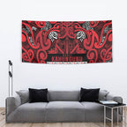 Aotearoa Iwi Ngati Kahungunu Tapestry Maori Wharenui House Tribal Pattern