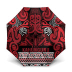 Aotearoa Iwi Ngati Kahungunu Umbrella Maori Wharenui House Tribal Pattern