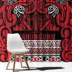 Aotearoa Iwi Ngati Kahungunu Window Curtain Maori Wharenui House Tribal Pattern