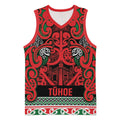 Aotearoa Iwi Tuhoe Basketball Jersey Maori Wharenui House Tribal Pattern