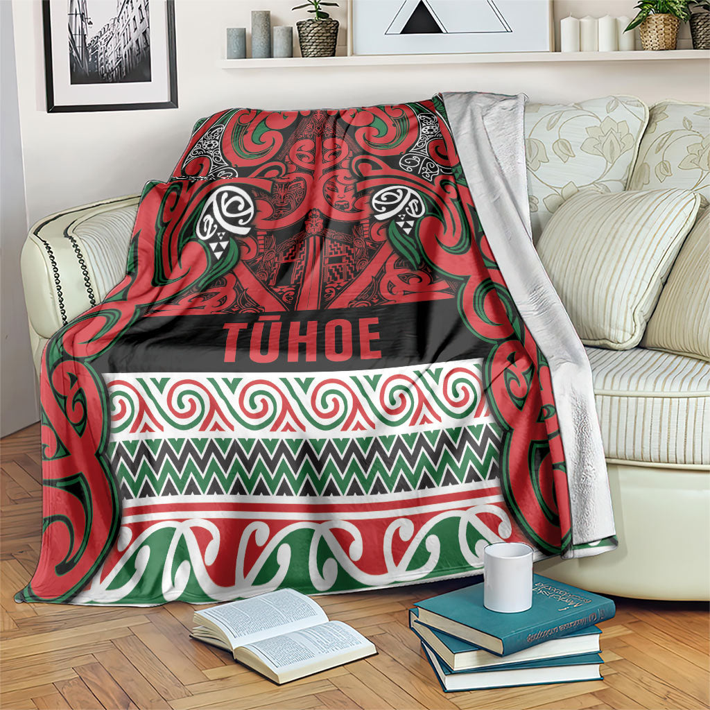 Aotearoa Iwi Tuhoe Blanket Maori Wharenui House Tribal Pattern