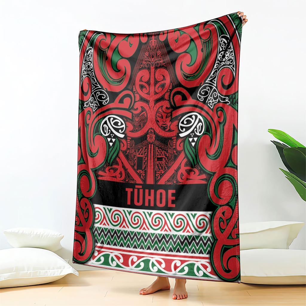 Aotearoa Iwi Tuhoe Blanket Maori Wharenui House Tribal Pattern
