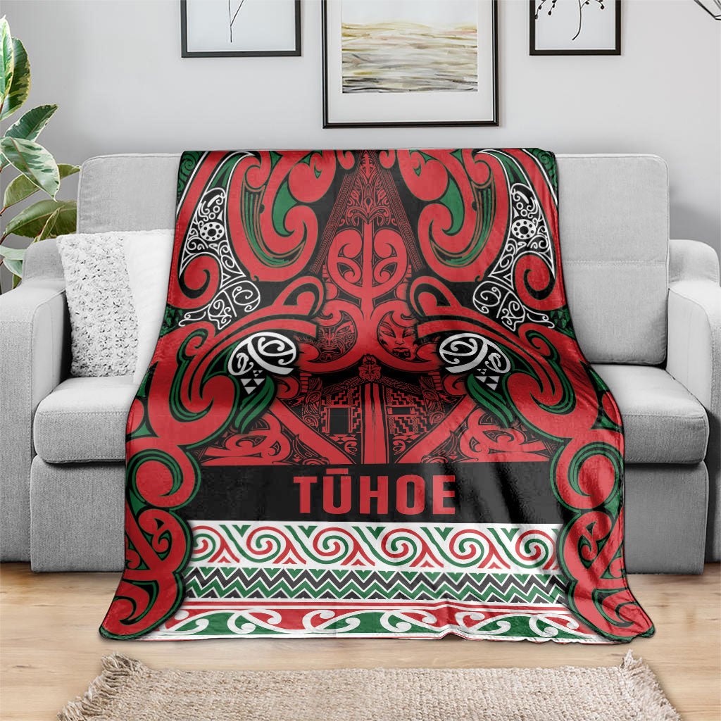 Aotearoa Iwi Tuhoe Blanket Maori Wharenui House Tribal Pattern
