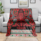 Aotearoa Iwi Tuhoe Blanket Maori Wharenui House Tribal Pattern