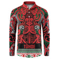 Aotearoa Iwi Tuhoe Button Sweatshirt Maori Wharenui House Tribal Pattern