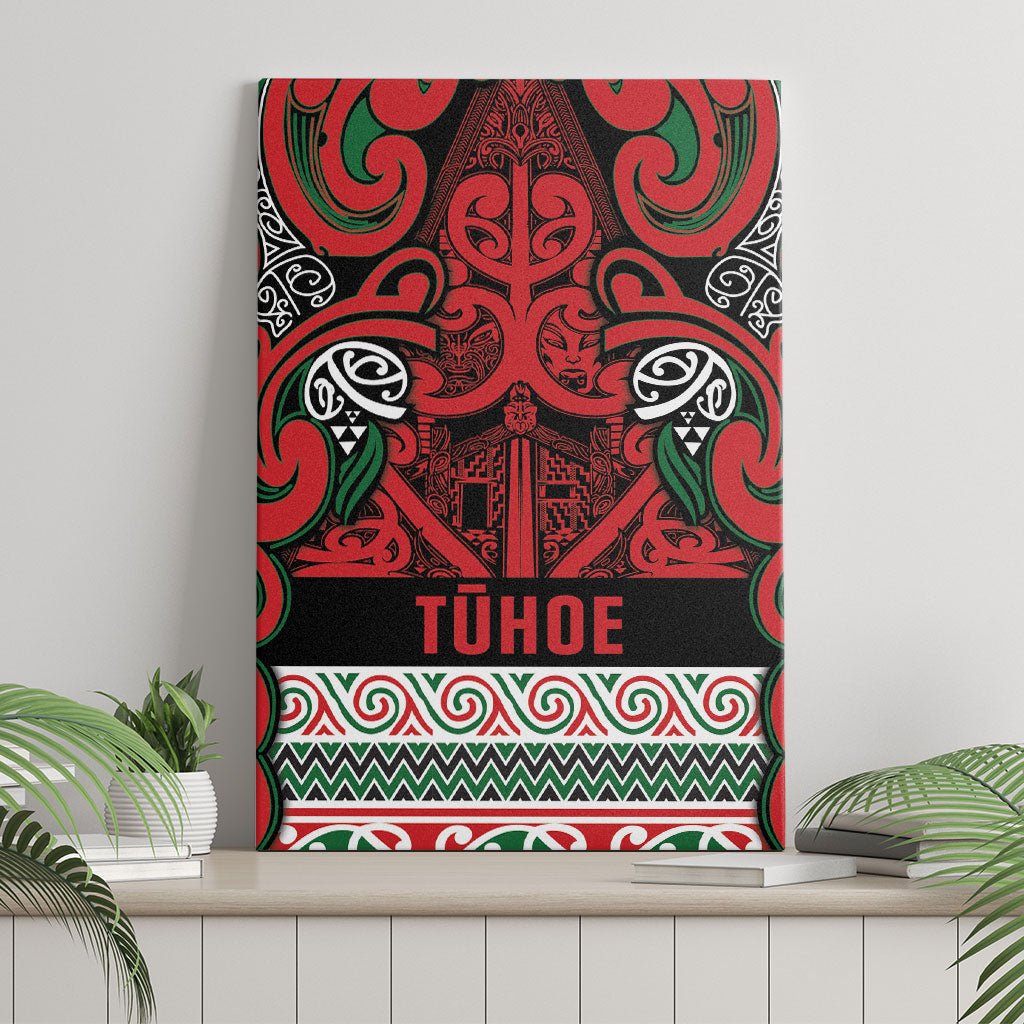 Aotearoa Iwi Tuhoe Canvas Wall Art Maori Wharenui House Tribal Pattern