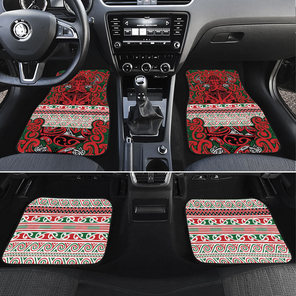 Aotearoa Iwi Tuhoe Car Mats Maori Wharenui House Tribal Pattern