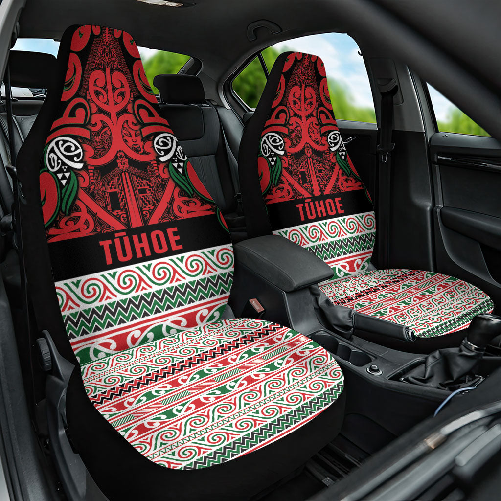 Aotearoa Iwi Tuhoe Car Seat Cover Maori Wharenui House Tribal Pattern