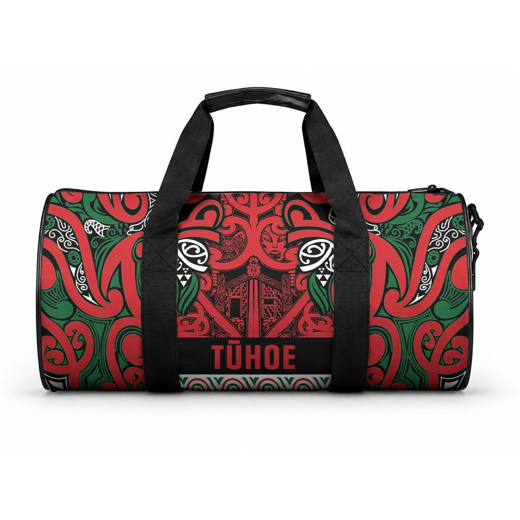 Aotearoa Iwi Tuhoe Duffle Bag Maori Wharenui House Tribal Pattern